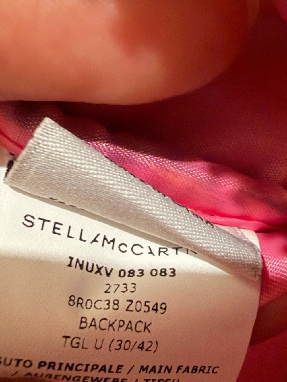Stella McCartney faux-fur kids backpack 🎒rare find